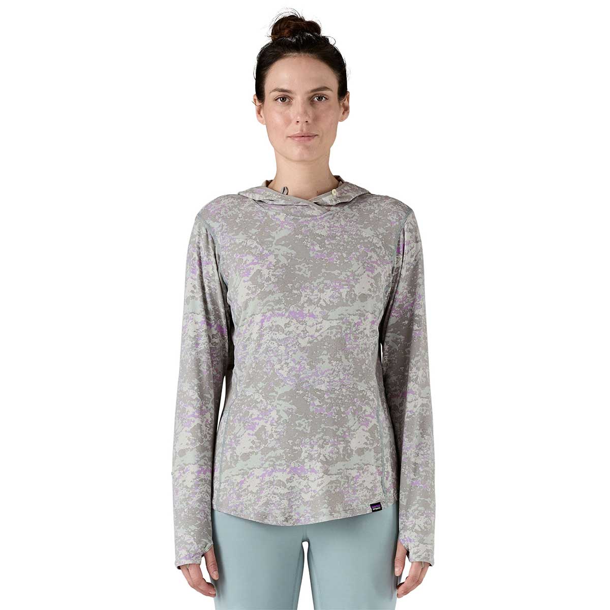 Patagonia Tropic Comfort Natural Hoody Women's in Rock Wash Thermal Blue